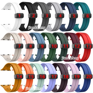 D Buckle Sport Band สายแม่เหล็กสําหรับ Apple Watch Series 11/10/9/8/7/SE/6/5/4/3/Ultra iWatch ขนาด 40/41/42/44/45/46/49 มม.