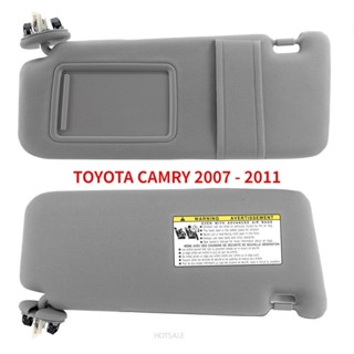 Camry ที่บังแดดรถยนต์ ด้านหน้า ซ้าย ขวา สีเทาอ่อน สําหรับ TOYOTA CAMRY 2007-2011 AURION 2008 2009 2010