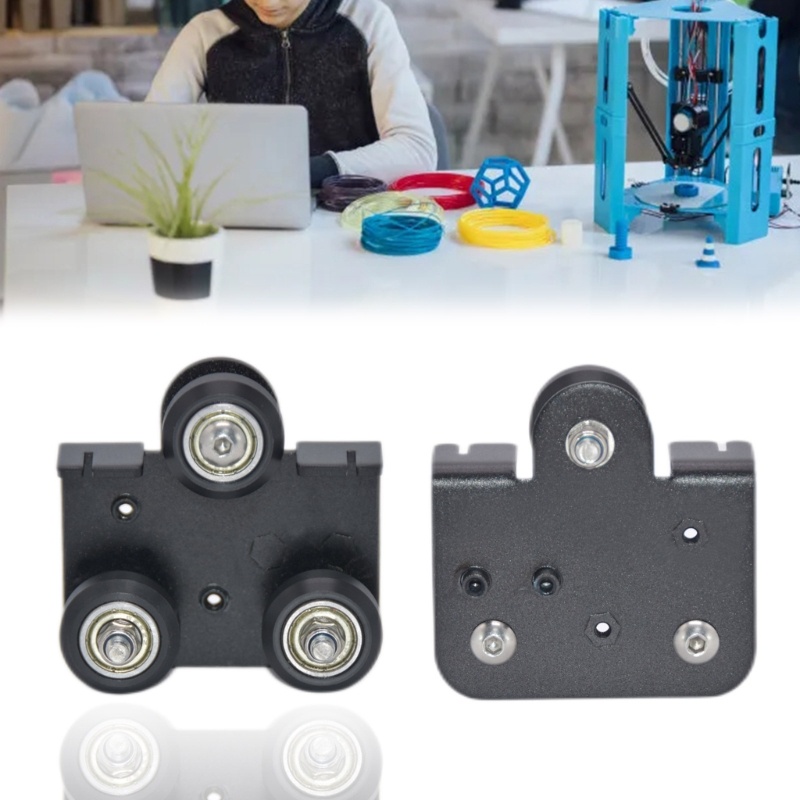 แผ่นพยุงหลัง Bang Extruder พร้อมลูกรอก Hotend Extrusion Backplane สําหรับ Ender3