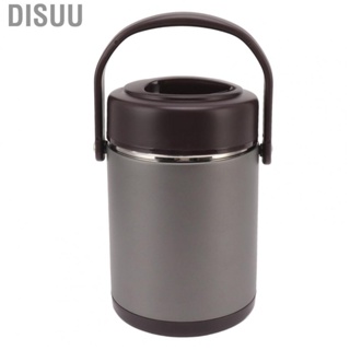 Disuu 2L Dark Gray Insulated  Container Multi Layer Stainless Steel Large  Insulation Vacuum  Jar