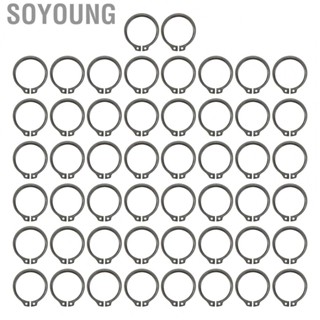 Soyoung Compressor Snap Ring Set  1.3mm Thickness Compressor Clutch Coil Snap Ring 27.25mm Inner Diameter 50 Pcs  for AC Compressor