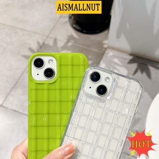 เคสโทรศัพท์มือถือ ลายกระเบื้อง สีเขียว สําหรับ IPhone 14 13 11 12 Pro Max X XR 7plus