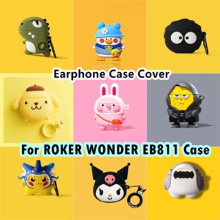 【พร้อมส่ง】เคสหูฟัง แบบนิ่ม กันกระแทก ลายการ์ตูน ROKER WONDER EB811 สําหรับ ROKER WONDER EB811 NO.2