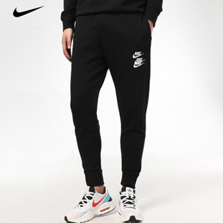 Nike กางเกงกีฬาลําลอง ปักลายโลโก้ Jogger Three Hook สําหรับผู้ชาย DD0885-010