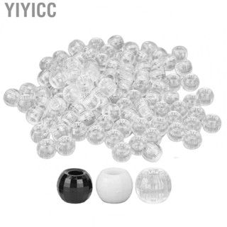 Yiyicc Hair Braiding Beads  100pcs Hair Jewelry Beads Stylish  for Wedding