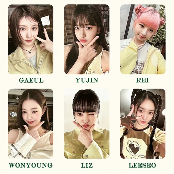 โปสการ์ด Kpop IVE Endorsement สําหรับเก็บสะสม