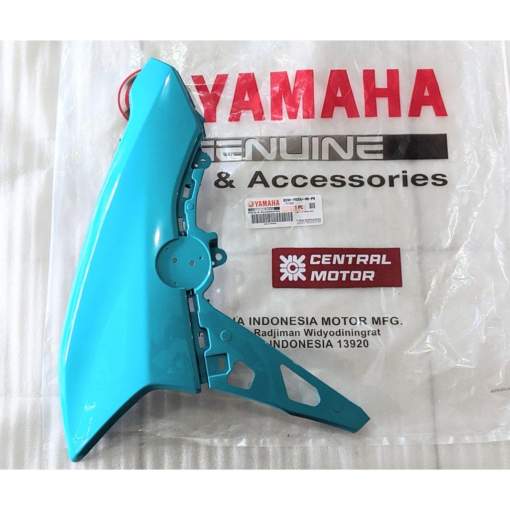 HIJAU ฝาครอบแผงด้านข้างด้านหน้า MIO GEAR 125 สีเขียว TOSCA GLOSSY ORIGINAL YAMAHA B3W-F835V-00-P8 B3