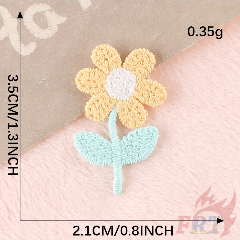 ❣️แผ่นแพทช์ปักลายดอกทานตะวัน DIY❣️กิ๊บติดผม รูปเด็กทารก สําหรับตกแต่งสมุดภาพ DIY 1 ชิ้น ราคา ถูกที่สุด ดีลบีเคเค แกลเลอรีภาพที่ 5