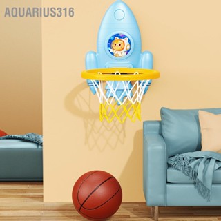 Aquarius316 Rocket Basketball Hoop Shooting Trainer Childrens ชุดยิงพับได้สำหรับเด็ก