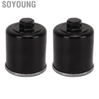 Soyoung 82635R  Impact Proof High Efficiency Wear Resistant Oil Filter Thick 2 Pcs  for Motorcycle