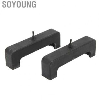 Soyoung Radiator Mount Cushions  Radiator Mount Bushings Rubber Wear Resistant 2 PCS  for Vehicle