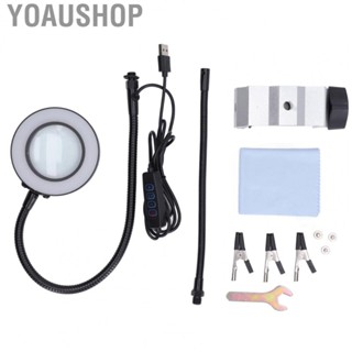 Yoaushop Magnifying Lamp  Light 3X Gooseneck 360 Rotation For Reading Working