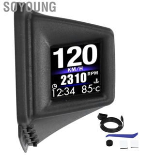 Soyoung Universal Car Head Up Display  Warning Guage 240x240 High Resolution For Vehicles Complying With OBD II Standard