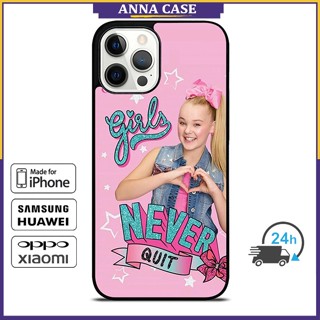 เคสโทรศัพท์มือถือ ลาย Jojo Siwa สําหรับ iPhone 14 Pro Max 13 Pro Max Samsung Galaxy Note10+ S21Ultra