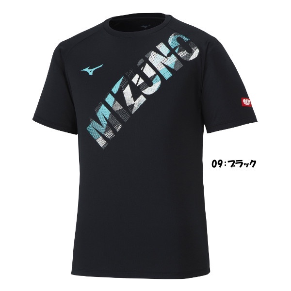เสื้อยืดลําลอง ผ้าฝ้าย พิมพ์ลาย Mizuno Mizuno