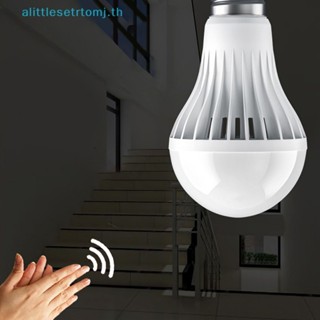 Alittlese E27 หลอดไฟ Led 220V 3w 5w 7w 9w 12w เซนเซอร์เสียง สีขาวเย็น TH