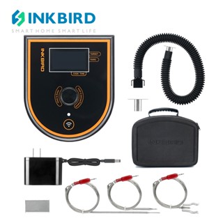 Inkbird ISC-007BW เครื่องวัดอุณหภูมิบาร์บีคิว Wifi บลูทูธ อัตโนมัติ พร้อมโพรบ 3 ชิ้น สําหรับเตาอบ