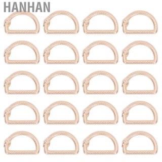 Hanhan Metal D Rings  Serpentine Closed Mouth D Rings  for Straps for  for Backpack for Baggage