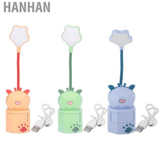 Hanhan Adjustable Reading Desk Lamp Flexible Bedside Table Kids Gift Night Light DA