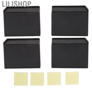 Lilishop 4 Sets Furniture Riser Skid Resistant Rubber L Shape Couch Risers For Bed Chai