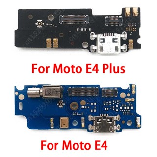  แท้ บอร์ดชาร์จ USB อะไหล่แผ่นซ็อกเก็ตเชื่อมต่อ PCB แบบเปลี่ยน สําหรับ Motorola Moto E4 plus