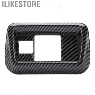 Ilikestore Headlight Switch Cover Trim Self Adhesive Scratch Proof Headlight Button Decoration Glossy Black for Car