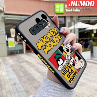 เคสโทรศัพท์มือถือ ซิลิโคนแข็ง บาง กันกระแทก ลายการ์ตูนมิกกี้เมาส์ สําหรับ Samsung galaxy S10 4G S10 Plus S10 Lite