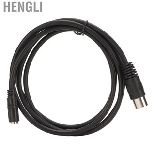 Hengli 5 Pin DIN Male MIDI Cable  Plug and Play Professional 4.9ft Flexible 5 Pin DIN Male Plug To 3.5mm Adapter  for VCR for CD