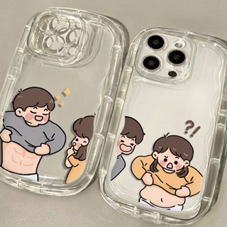 เคสโทรศัพท์ซิลิโคน TPU ใส แบบนิ่ม กันกระแทก สําหรับ IPhone 11 12 13 14 Pro Max 7 8 Plus X XS XR SE 2020