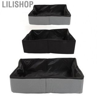 Lilishop Collapsible  Litter Box Cloth  Outdoor  Litter Box For Travel