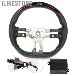 Ilikestore direksiyon  Shift Light Carbon Fiber Steering Wheel Red Stitching Fit For Mercedes‑AMG E63S W213 C63S C43 C63S W206 2021+