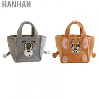 Hanhan Meal Box Storage Pouch  Cartoon  Shape Large  Bright Colors Kids Lunch Bag  for School