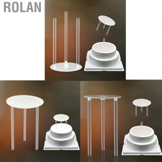 Rolan Double Layer Cake Stand  Grade PP Plastic Cake Tier Supports Bracket DIY Baking Accessory