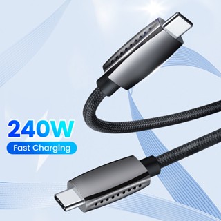 สายชาร์จ USB Type C เป็น USB C PD 3.1 100W 5A 240W สําหรับ MacBook Xiaomi