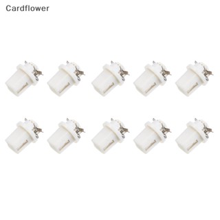 &lt;Cardflower&gt; หลอดไฟ T5 B8.5d LED สําหรับติดตกแต่งภายในรถยนต์ 10 ชิ้น