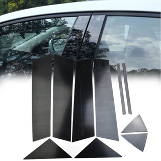 ⚡READYSTOCK⚡Window Pillar Trims 10Pcs Set For Mazda 3 Axela 2014-2017 Door Waterproof