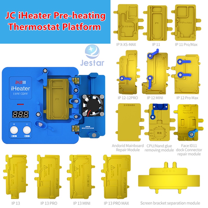Jc iHeater โมดูลเมนบอร์ด CPU ชิปแยกความร้อน สําหรับ iPhone X-14 Pro Max Series
