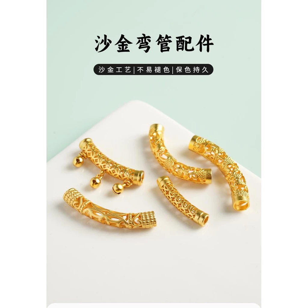 อุปกรณ์เสริม สร้อยข้อมือ เชือกถัก สีทอง ขนาดเล็ก ติดทนนาน DIY thumbnail 8