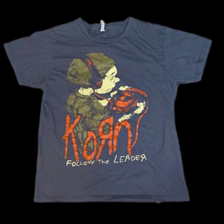 Korn Follow The Leader เสื้อยืด ไซซ์กลาง 2 ด้าน T 90s