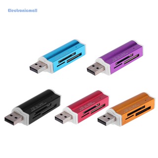 [ElectronicMall01.th] C# เครื่องอ่านการ์ดหน่วยความจํา USB2.0 4 in 1 สําหรับ SD SDHC Mini SD MMC TF Card MS