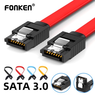 Fonken Sata 3.0 อะแดปเตอร์แปลงสายเคเบิลข้อมูล สําหรับฮาร์ดดิสก์ไดรฟ์ SSD HDD ความเร็วสูง Sata III