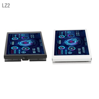 LZ2 3.5in Computer Temp Monitor IPS Full View Display หน้าจอขนาดเล็กสำหรับ AIDA64 PC CPU RAM Hard Disk Data