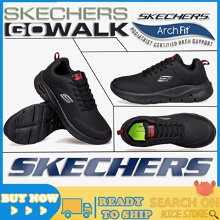 [รองเท้าผ้าใบผู้ชาย คุณภาพดี] Skechers_ Go-Walk ARCH-Fit รองเท้าผ้าใบ กลางแจ้ง / ระบายอากาศ / กีฬา / รองเท้าเดินสบาย ๆ