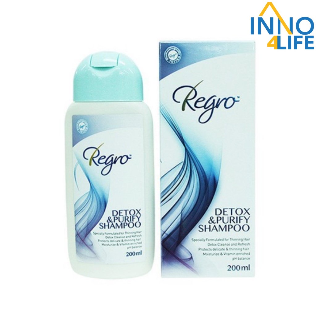 Regro DETOX & PURIFYING Shampoo แชมพู ดีท็อกซ์ 200 ml [inno4life]