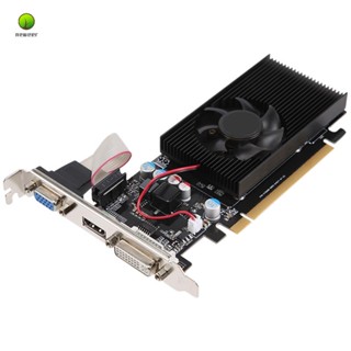 การ์ดจอ GT210 1GB DDR2 64Bit PCIE 2.0 GPU HDMI สําหรับ DVI VGA เดสก์ท็อป