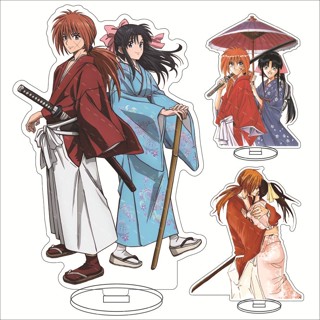 Ellen Rurouni Kenshin โมเดลฟิกเกอร์สแตนดี้ อะคริลิค อนิเมะ Himura Kenshin Kamiya Kaoru สําหรับตกแต่งบ้าน