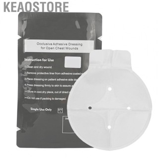 Keaostore Vented   4 Hole Excellent Sealing Portable Prevent Air Entering Reasonable Structure Wound Dressing for Outdoor