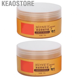 Keaostore 2pcs Honey Hand Wax Exfoliating  Whitening Moisturizing Care Supplies