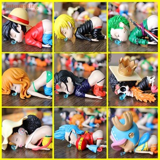 [Interesting] ฟิกเกอร์ One Piece Luffy Zoro Nami Sanji Chopper ของเล่นสําหรับเด็ก 1 ชิ้น