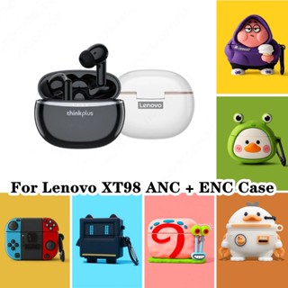 【พร้อมส่ง】เคสหูฟัง แบบนิ่ม ลายการ์ตูน สําหรับ Lenovo XT98 ANC + ENC Lenovo XT98 ANC